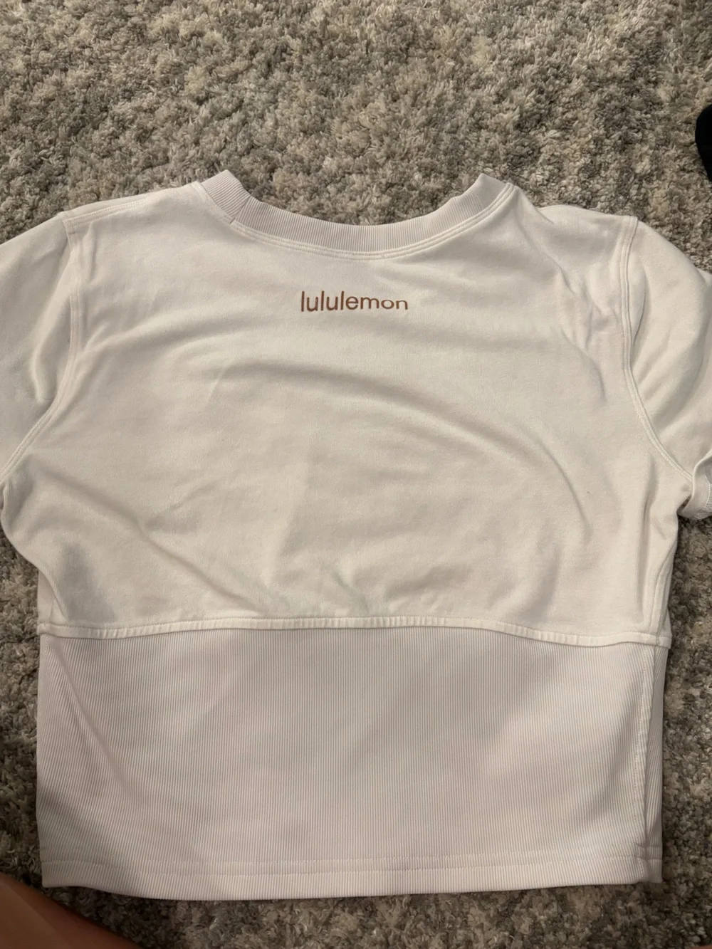 lululemon athletica White Athletic Top